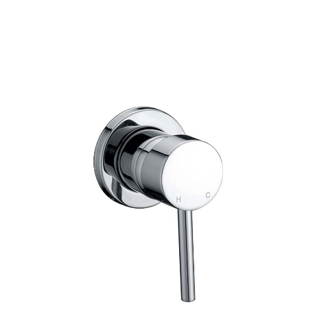 Shower Mixer – Round Small Backing Plate