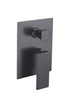 Shower / Bath Mixer with Diverter – Square