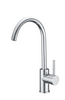 Kitchen Sink Mixer - Round - Goose Neck