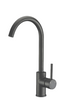 Kitchen Sink Mixer - Round - Goose Neck