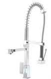 Commercial 'Style' Kitchen Sink Mixer - Square.