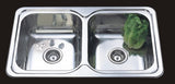 820mm Grande Double Inset Sink
