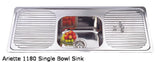 1180mm Ariette Single Bowl Sink