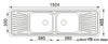 1524mm Tandi Double Bowl Sink
