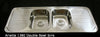 1380mm Ariette Double Bowl Sink