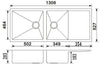 PIATO Undermount 1300 SINK