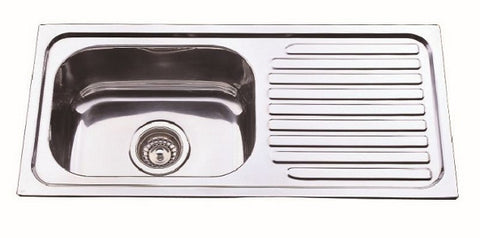 765mm Cello Single Bowl Sink