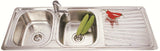 1225mm Tandi Double Bowl Sink