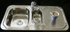 890mm Ariette 1&1/4 Bowl Sink