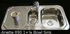 890mm Ariette 1&1/4 Bowl Sink