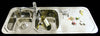 1180mm Ariette Double Bowl Sink