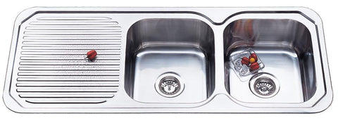 1180mm Ariette Double Bowl Sink