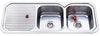 1180mm Ariette Double Bowl Sink