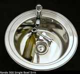 500mm Rondo Single Bowl Sink