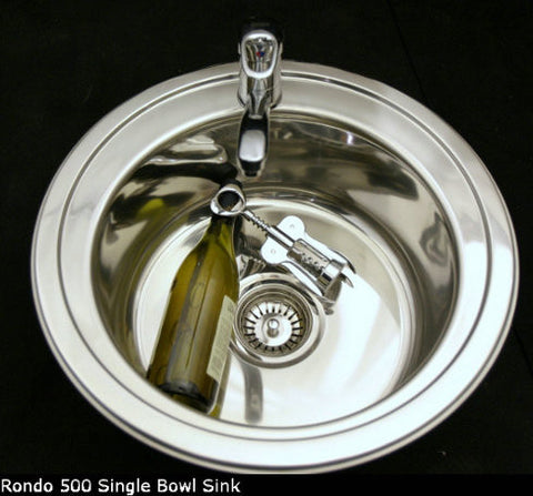 500mm Rondo Single Bowl Sink