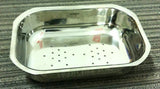 STAINLESS STEEL COLANDER HALF BOWL